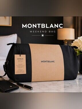 Montblanc Parfums Black Weekend Travel Bag Duffel GWP New With Tags